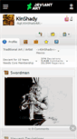 Mobile Screenshot of kinshady.deviantart.com