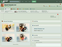 Tablet Screenshot of desert-beauty-sun.deviantart.com