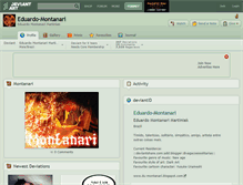 Tablet Screenshot of eduardo-montanari.deviantart.com