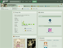 Tablet Screenshot of chiixhideki.deviantart.com