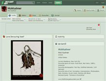 Tablet Screenshot of nickkushner.deviantart.com