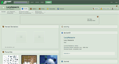 Desktop Screenshot of lucymassacre.deviantart.com