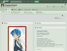 Tablet Screenshot of charizard-trainer.deviantart.com