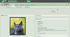 Desktop Screenshot of hollietree.deviantart.com