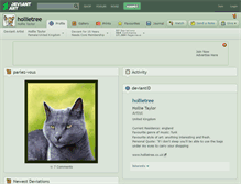 Tablet Screenshot of hollietree.deviantart.com