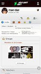 Mobile Screenshot of mae-dae.deviantart.com