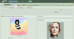 Desktop Screenshot of lize-marie.deviantart.com