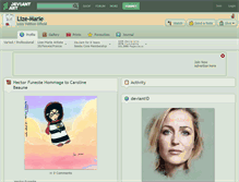 Tablet Screenshot of lize-marie.deviantart.com