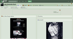 Desktop Screenshot of lady-dementia-stock.deviantart.com