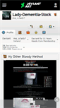 Mobile Screenshot of lady-dementia-stock.deviantart.com