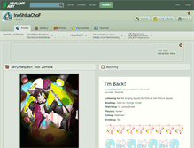 Tablet Screenshot of inoshikachof.deviantart.com