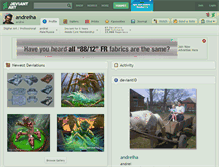 Tablet Screenshot of andreiha.deviantart.com