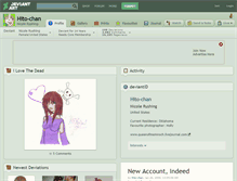 Tablet Screenshot of hito-chan.deviantart.com