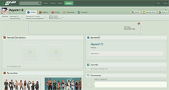 Desktop Screenshot of mayura112.deviantart.com