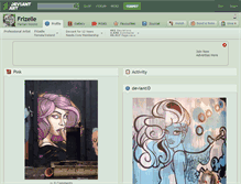 Tablet Screenshot of frizelle.deviantart.com