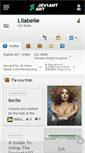 Mobile Screenshot of lilabelle.deviantart.com