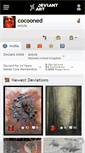Mobile Screenshot of cocooned.deviantart.com