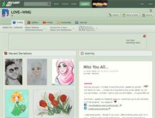 Tablet Screenshot of love--wing.deviantart.com