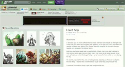 Desktop Screenshot of lutherniel.deviantart.com