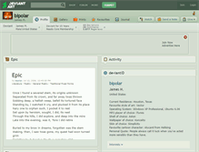 Tablet Screenshot of bipolar.deviantart.com