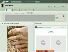 Tablet Screenshot of barefoot65.deviantart.com
