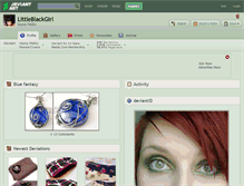 Tablet Screenshot of littleblackgirl.deviantart.com