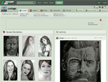 Tablet Screenshot of costage.deviantart.com