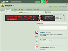 Tablet Screenshot of alfonsomarin.deviantart.com