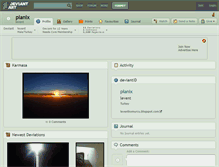 Tablet Screenshot of planix.deviantart.com