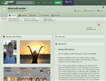 Tablet Screenshot of minervaevenstar.deviantart.com