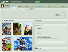 Tablet Screenshot of hua-do.deviantart.com