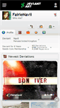 Mobile Screenshot of fairienavii.deviantart.com