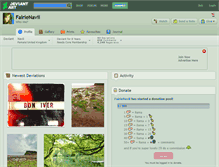 Tablet Screenshot of fairienavii.deviantart.com