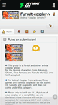 Mobile Screenshot of fursuit-cosplay.deviantart.com