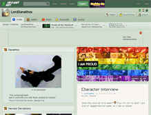 Tablet Screenshot of lordxanathos.deviantart.com