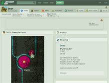 Tablet Screenshot of brun.deviantart.com