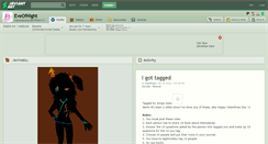 Desktop Screenshot of eveofnight.deviantart.com