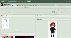 Desktop Screenshot of ketsumomo.deviantart.com