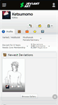 Mobile Screenshot of ketsumomo.deviantart.com