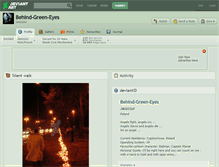 Tablet Screenshot of behind-green-eyes.deviantart.com