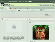 Tablet Screenshot of nimiel-dei.deviantart.com
