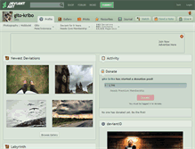 Tablet Screenshot of gito-kribo.deviantart.com