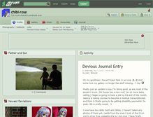 Tablet Screenshot of chibi-rose.deviantart.com