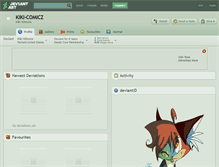 Tablet Screenshot of kiki-comicz.deviantart.com