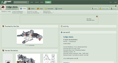Desktop Screenshot of indigo-akela.deviantart.com