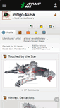 Mobile Screenshot of indigo-akela.deviantart.com