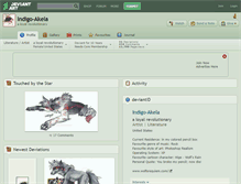 Tablet Screenshot of indigo-akela.deviantart.com