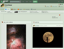 Tablet Screenshot of frenchbear.deviantart.com