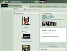 Tablet Screenshot of lost-forerunners.deviantart.com