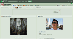 Desktop Screenshot of joediebestie.deviantart.com